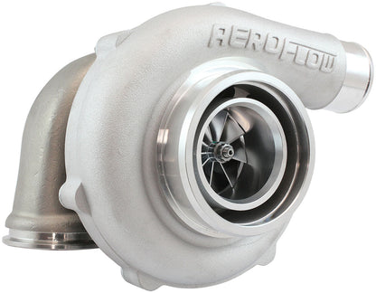 BOOSTED B5855 .61 Turbocharger 770HP, Natural Cast Finish   External Wastegate, V-Band Inlet & Exhaust Flanges