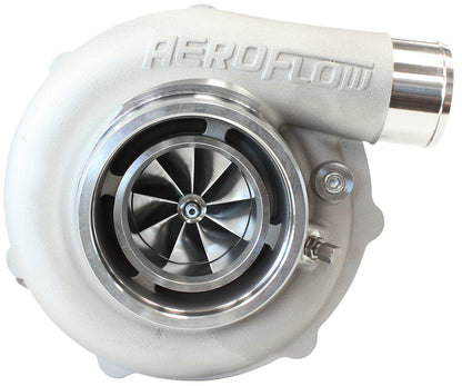 BOOSTED B5855 .83 Turbocharger 770HP, Natural Cast Finish   External Wastegate, V-Band Inlet & Exhaust Flanges