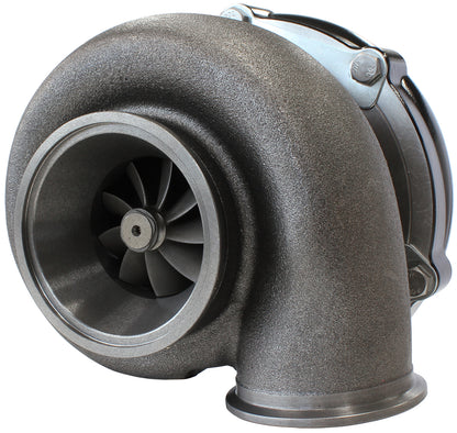 BOOSTED B5855 1.01 Turbocharger 770HP, Hi Temp Black Finish   External Wastegate, V-Band Inlet & Exhaust Flanges