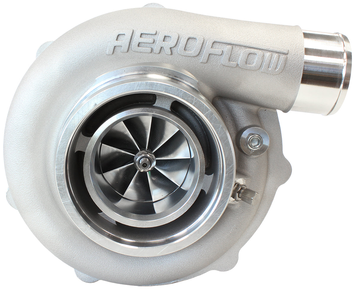 BOOSTED B5855 1.21 Turbocharger 770HP, Natural Cast Finish   External Wastegate, V-Band Inlet & Exhaust Flanges