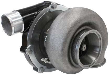 BOOSTED B5855 1.21 Turbocharger 770HP, Hi Temp Black Finish   External Wastegate, V-Band Inlet & Exhaust Flanges