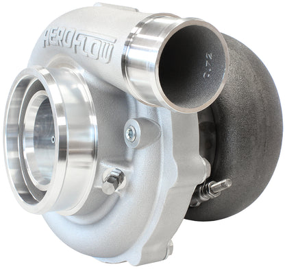 BOOSTED B5855 1.21 Turbocharger 770HP, Natural Cast Finish   External Wastegate, V-Band Inlet & Exhaust Flanges