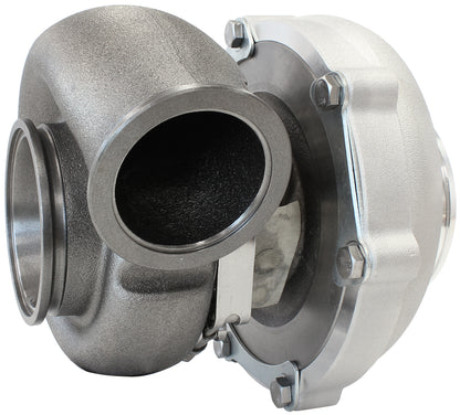 BOOSTED B5855 1.21 Turbocharger 770HP, Natural Cast Finish   External Wastegate, V-Band Inlet & Exhaust Flanges