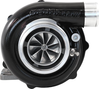 BOOSTED 6255 .83 Turbocharger 900HP, Hi Temp Black Finish   External Wastegate, T3 Inlet Flange, V-Band Exhaust Flange