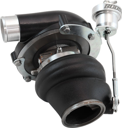 BOOSTED 6255 .92 Turbocharger 900HP, Hi Temp Black Finish   Internal Wastegate, V-Band Inlet & Exhaust Flanges