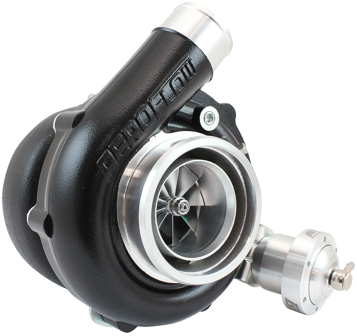 BOOSTED 6255 1.01 Turbocharger 900HP, Hi Temp Black Finish   Internal Wastegate, V-Band Inlet & Exhaust Flanges
