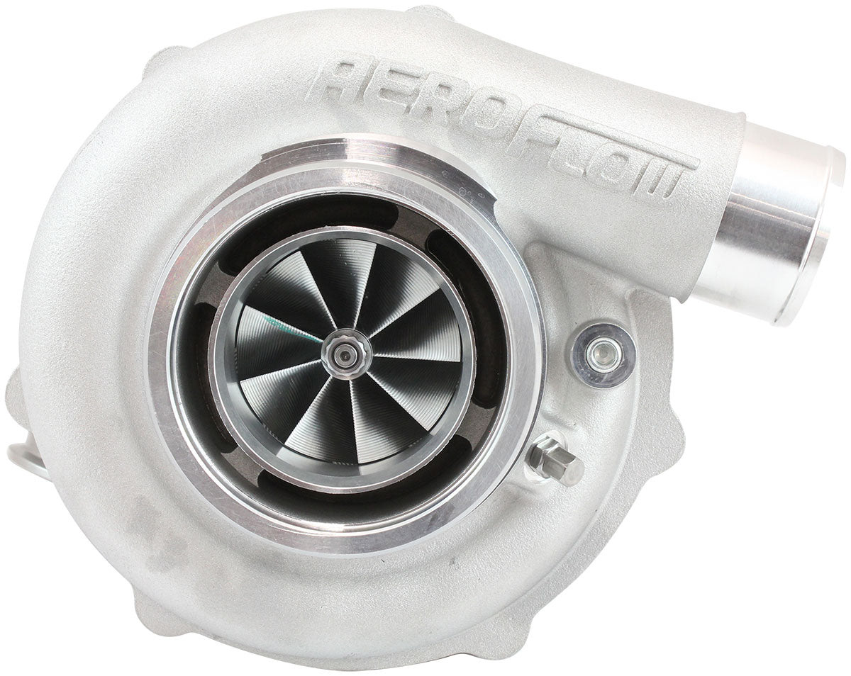 BOOSTED 6255 .61 Turbocharger 900HP, Natural Cast Finish   External Wastegate, V-Band Inlet & Exhaust Flanges