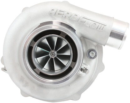 BOOSTED 6255 .61 Turbocharger 900HP, Natural Cast Finish   External Wastegate, V-Band Inlet & Exhaust Flanges
