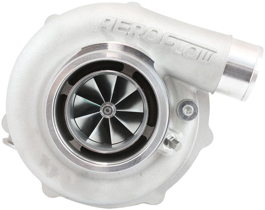 BOOSTED 6255 .61 Turbocharger 900HP, Natural Cast Finish   External Wastegate, V-Band Inlet & Exhaust Flanges