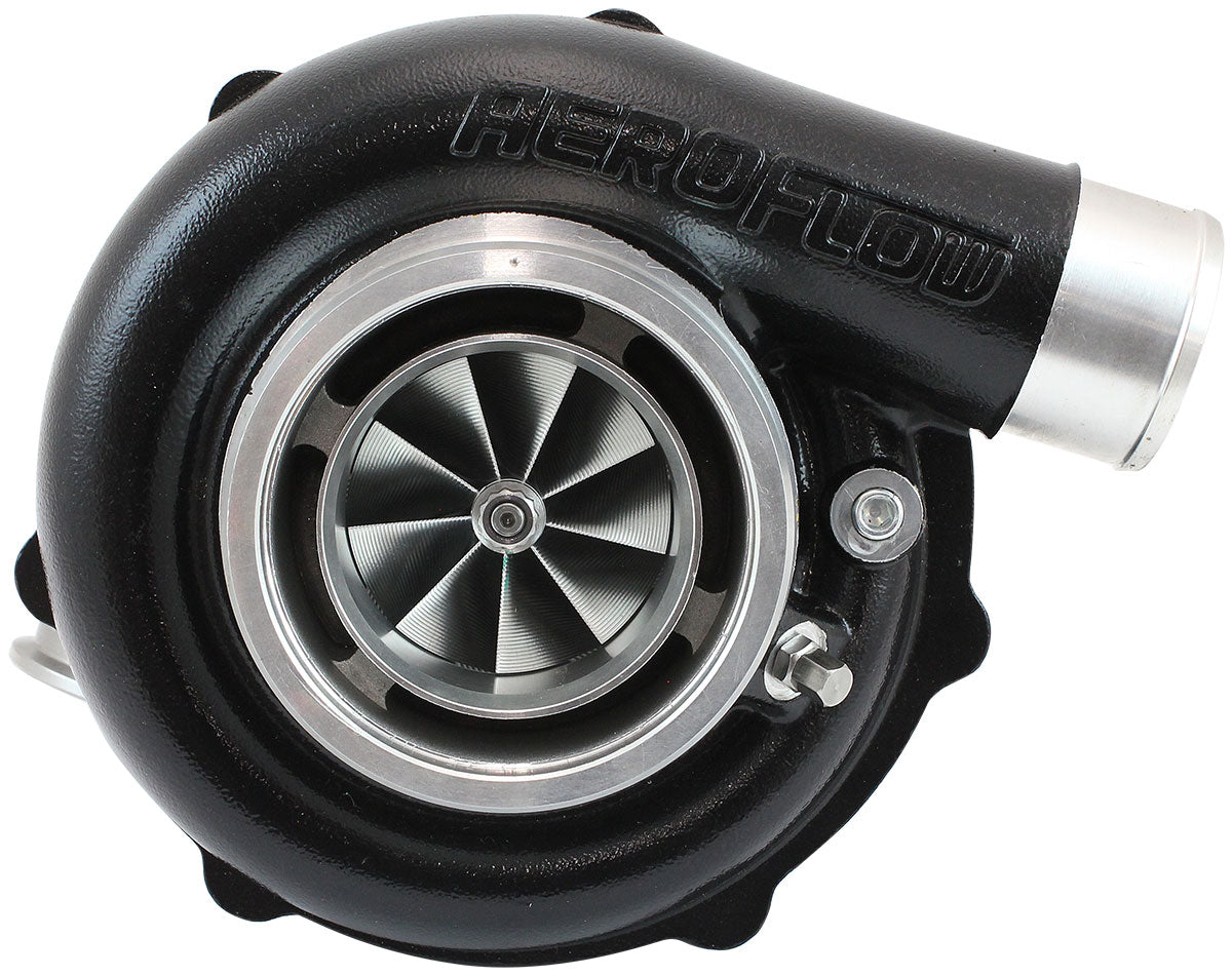 BOOSTED 6255 .61 Turbocharger 900HP, Hi Temp Black Finish   External Wastegate, V-Band Inlet & Exhaust Flanges