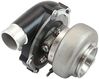BOOSTED 6255 .61 Turbocharger 900HP, Hi Temp Black Finish   External Wastegate, V-Band Inlet & Exhaust Flanges