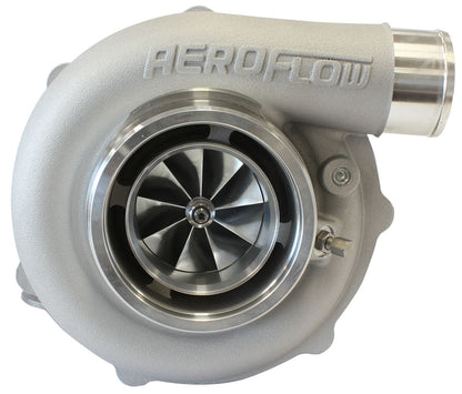 BOOSTED 6255 .83 Turbocharger 900HP, Natural Cast Finish   External Wastegate, V-Band Inlet & Exhaust Flanges