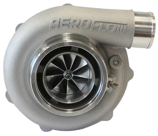 BOOSTED 6255 1.21 Turbocharger 900HP, Natural Cast Finish   External Wastegate, V-Band Inlet & Exhaust Flanges