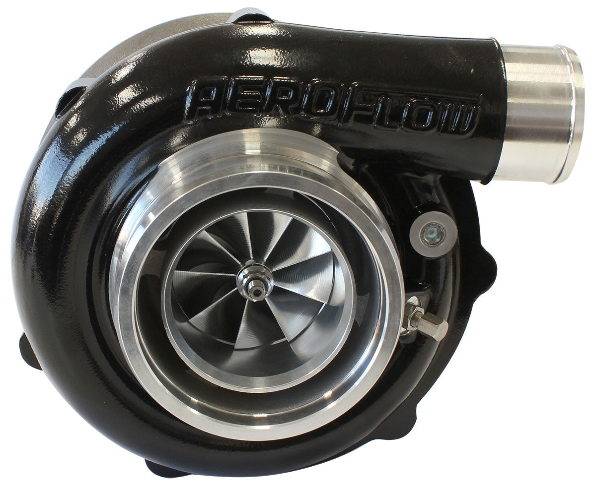 BOOSTED 6255 1.21 Turbocharger 900HP, Hi Temp Black Finish   External Wastegate, V-Band Inlet & Exhaust Flanges