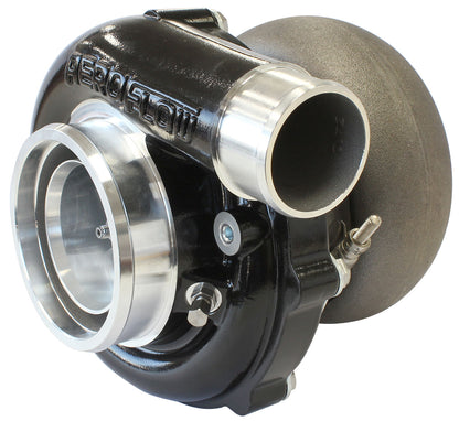 BOOSTED 6255 1.21 Turbocharger 900HP, Hi Temp Black Finish   External Wastegate, V-Band Inlet & Exhaust Flanges