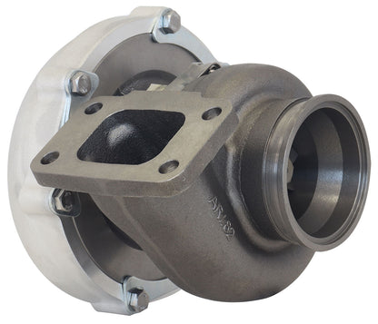 BOOSTED 6262 .83 Turbocharger 900HP, Natural Cast Finish   External Wastegate, T3 Inlet Flange, V-Band Exhaust Flange