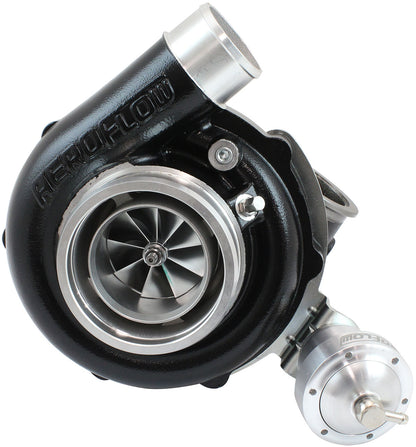 BOOSTED 6262 1.01 Turbocharger 900HP, Hi Temp Black Finish   Internal Wastegate, V-Band Inlet & Exhaust Flanges