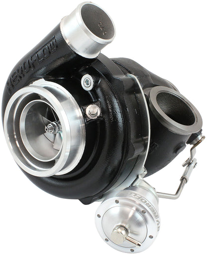 BOOSTED 6262 1.01 Turbocharger 900HP, Hi Temp Black Finish   Internal Wastegate, V-Band Inlet & Exhaust Flanges