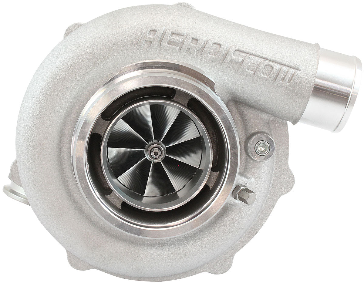 BOOSTED 6262 .61 Turbocharger 900HP, Natural Cast Finish   External Wastegate, V-Band Inlet & Exhaust Flanges