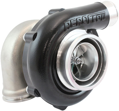 BOOSTED 6262 .61 Turbocharger 900HP, Hi Temp Black Finish   External Wastegate, V-Band Inlet & Exhaust Flanges