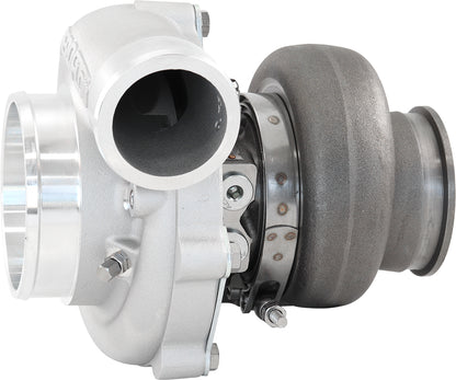 BOOSTED 6862 .82 Turbocharger 1050HP, Natural Cast Finish   External Wastegate, T3 Inlet Flange, V-Band Exhaust Flange