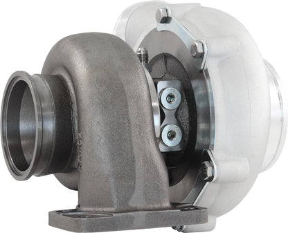 BOOSTED 6862 .82 Turbocharger 1050HP, Natural Cast Finish   External Wastegate, T3 Inlet Flange, V-Band Exhaust Flange