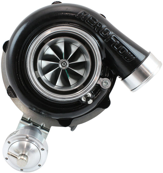 BOOSTED 6862 1.01 Turbocharger 1050HP, Hi Temp Black Finish   Internal Wastegate, V-Band Inlet & Exhaust Flanges