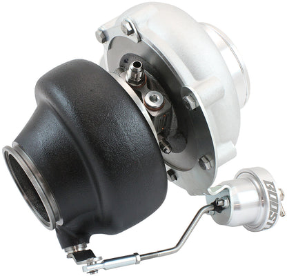 BOOSTED 6862 1.01 Turbocharger 1050HP, Natural Cast Finish   Internal Wastegate, V-Band Inlet & Exhaust Flanges