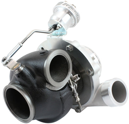 BOOSTED 6862 1.01 Turbocharger 1050HP, Natural Cast Finish   Internal Wastegate, V-Band Inlet & Exhaust Flanges