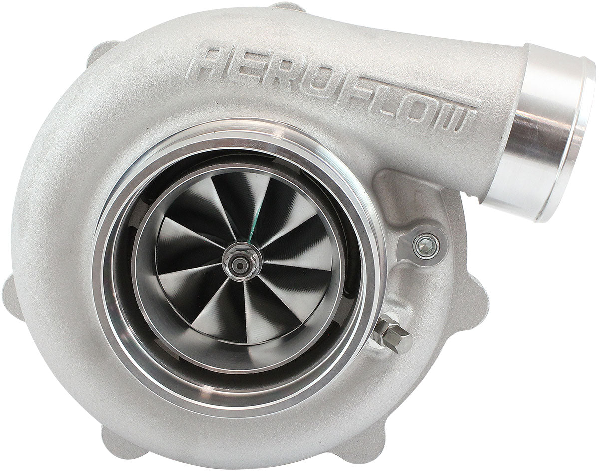 BOOSTED 6862 .61 Turbocharger 1050HP, Natural Cast Finish   External Wastegate, V-Band Inlet & Exhaust Flanges
