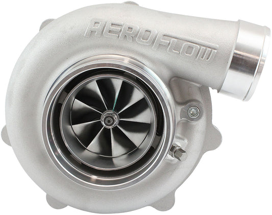 BOOSTED 6862 .61 Turbocharger 1050HP, Natural Cast Finish   External Wastegate, V-Band Inlet & Exhaust Flanges