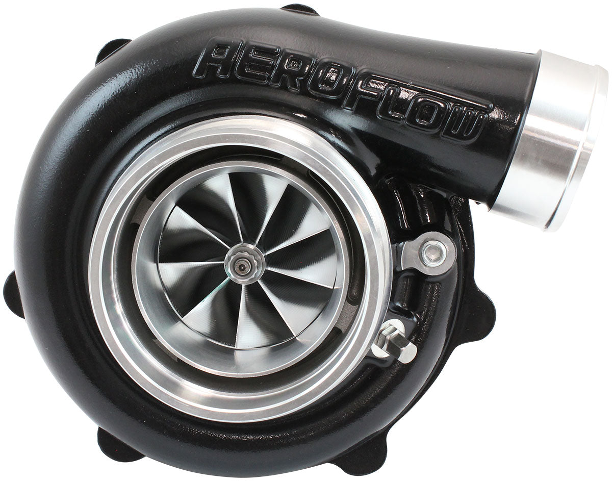 BOOSTED 6862 .61 Turbocharger 1050HP, Hi Temp Black Finish   External Wastegate, V-Band Inlet & Exhaust Flanges