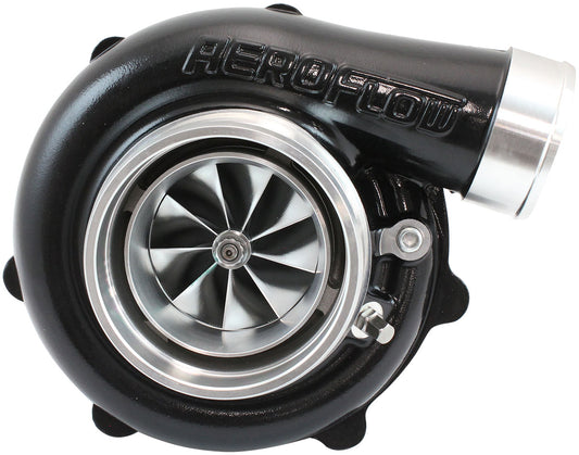 BOOSTED 6862 .61 Turbocharger 1050HP, Hi Temp Black Finish   External Wastegate, V-Band Inlet & Exhaust Flanges