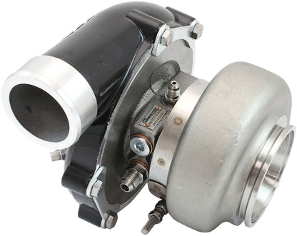 BOOSTED 6862 .61 Turbocharger 1050HP, Hi Temp Black Finish   External Wastegate, V-Band Inlet & Exhaust Flanges