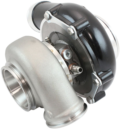 BOOSTED 6862 .61 Turbocharger 1050HP, Hi Temp Black Finish   External Wastegate, V-Band Inlet & Exhaust Flanges