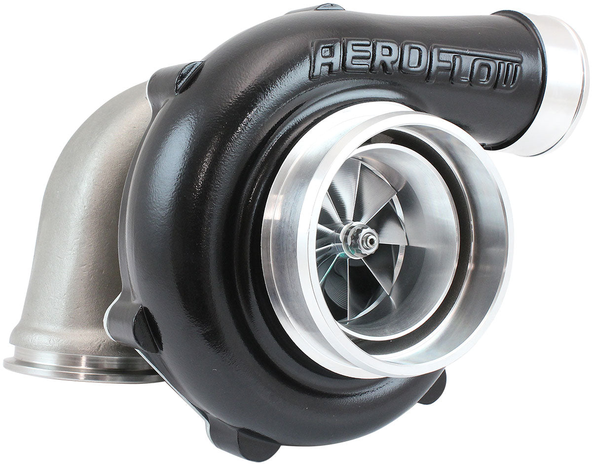 BOOSTED 6862 .61 Turbocharger 1050HP, Hi Temp Black Finish   External Wastegate, V-Band Inlet & Exhaust Flanges