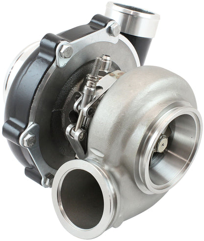 BOOSTED 6862 .61 Turbocharger 1050HP, Hi Temp Black Finish   External Wastegate, V-Band Inlet & Exhaust Flanges