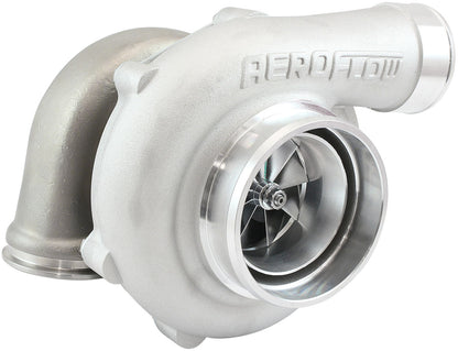 BOOSTED 6862 .61 Turbocharger 1050HP, Natural Cast Finish   External Wastegate, V-Band Inlet & Exhaust Flanges