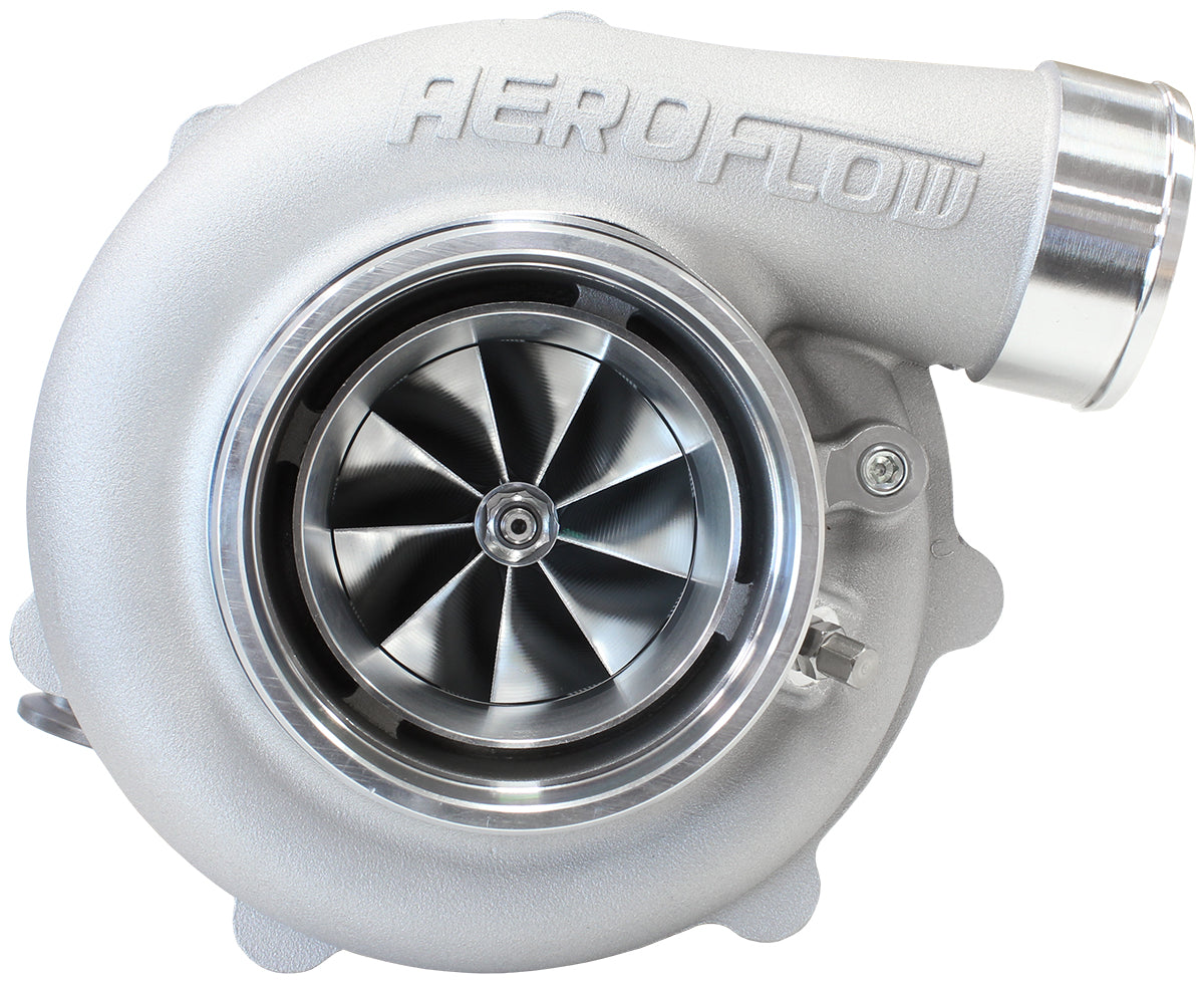 BOOSTED 6862 .83 Turbocharger 1050HP, Natural Cast Finish   External Wastegate, V-Band Inlet & Exhaust Flanges