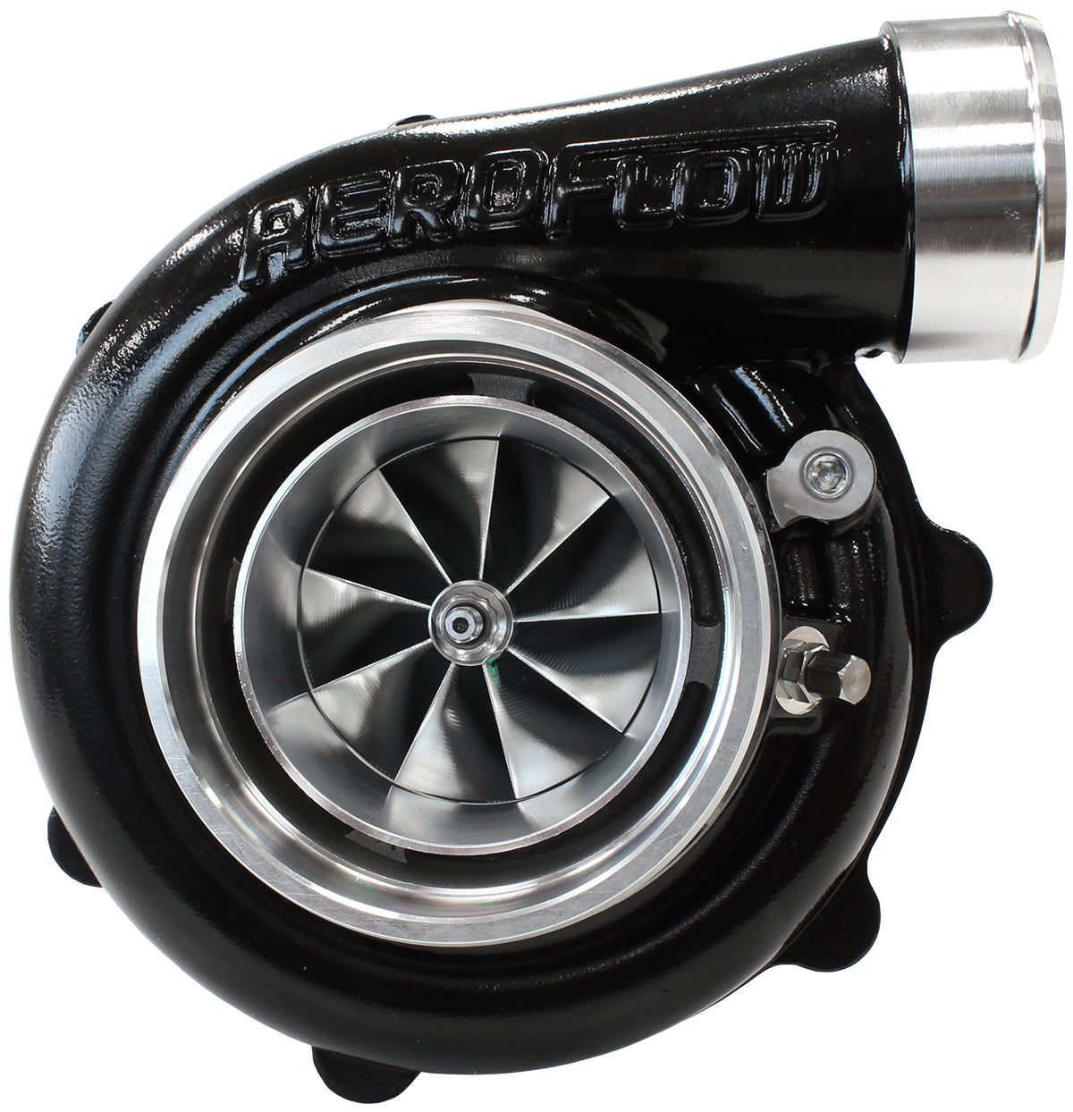 BOOSTED 6862 .83 Turbocharger 1050HP, Hi Temp Black Finish   External Wastegate, V-Band Inlet & Exhaust Flanges