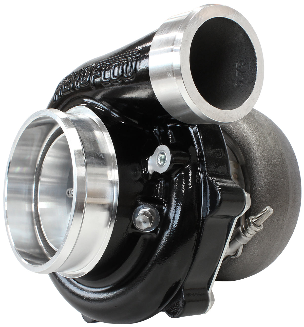 BOOSTED 6862 .83 Turbocharger 1050HP, Hi Temp Black Finish   External Wastegate, V-Band Inlet & Exhaust Flanges