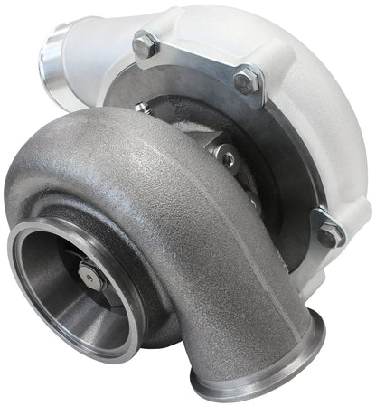 BOOSTED 6862 .83 Turbocharger 1050HP, Natural Cast Finish   External Wastegate, V-Band Inlet & Exhaust Flanges