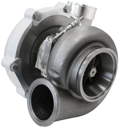 BOOSTED 6862 .83 Turbocharger 1050HP, Natural Cast Finish   External Wastegate, V-Band Inlet & Exhaust Flanges