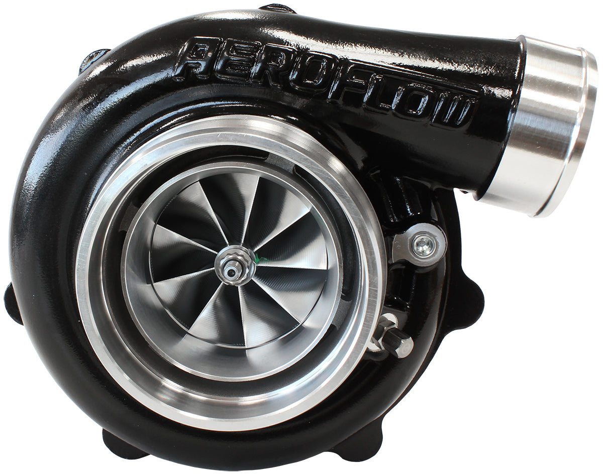 BOOSTED 6862 1.01 Turbocharger 1050HP, Hi Temp Black Finish   External Wastegate, V-Band Inlet & Exhaust Flanges