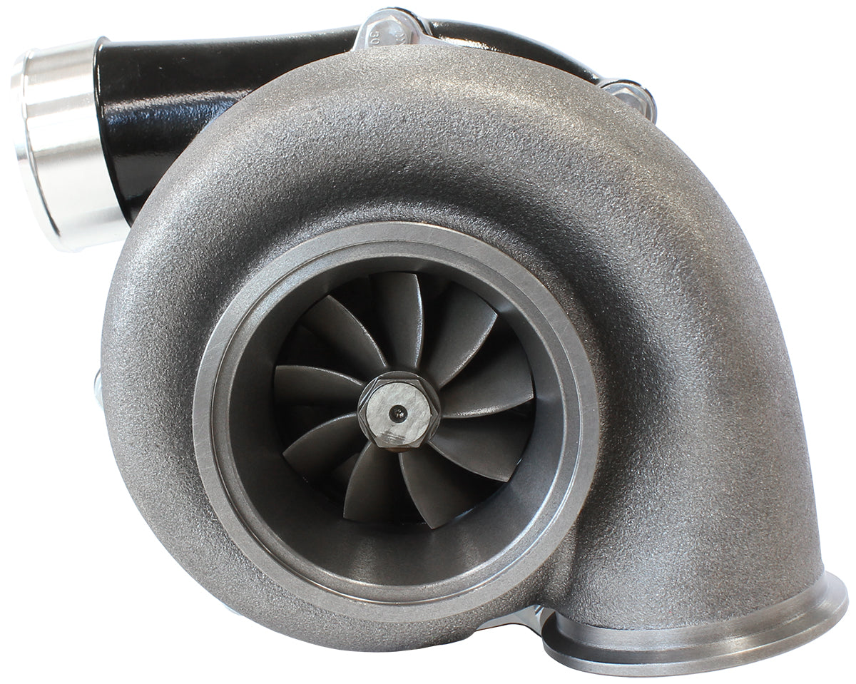 BOOSTED 6862 1.01 Turbocharger 1050HP, Hi Temp Black Finish   External Wastegate, V-Band Inlet & Exhaust Flanges