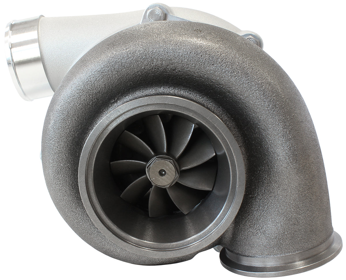 BOOSTED 6862 1.01 Turbocharger 1050HP, Natural Cast Finish   External Wastegate, V-Band Inlet & Exhaust Flanges