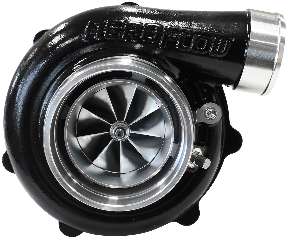 BOOSTED 6862 1.21 Turbocharger 1050HP, Hi Temp Black Finish   External Wastegate, V-Band Inlet & Exhaust Flanges