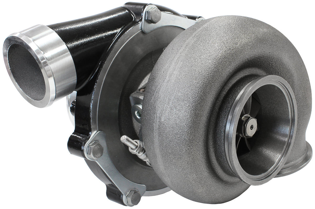 BOOSTED 6862 1.21 Turbocharger 1050HP, Hi Temp Black Finish   External Wastegate, V-Band Inlet & Exhaust Flanges