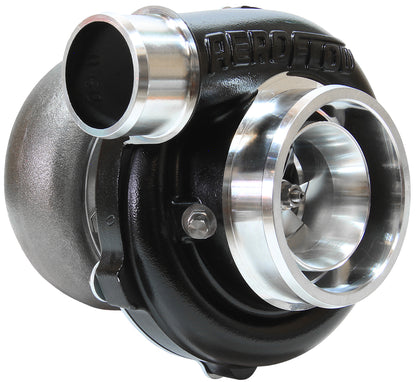 BOOSTED 5455 1.01 Reverse Rotation Turbocharger 650HP, Hi Temp Black Finish   External Wastegate, V-Band Inlet & Exhaust Flanges