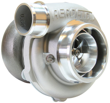 BOOSTED 5855 1.01 Reverse Rotation Turbocharger 750HP, Natural Cast Finish   External Wastegate, V-Band Inlet & Exhaust Flanges